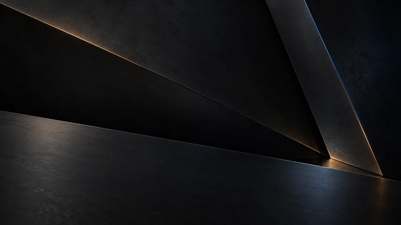 Abstract graphite planes with subtle metallic edges